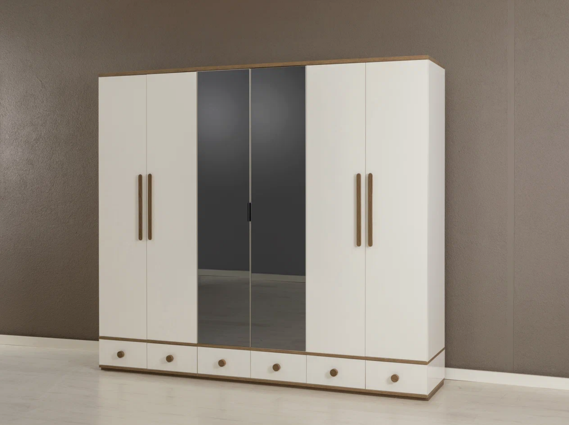 BOHEM CAM KAPAKLI GARDROP